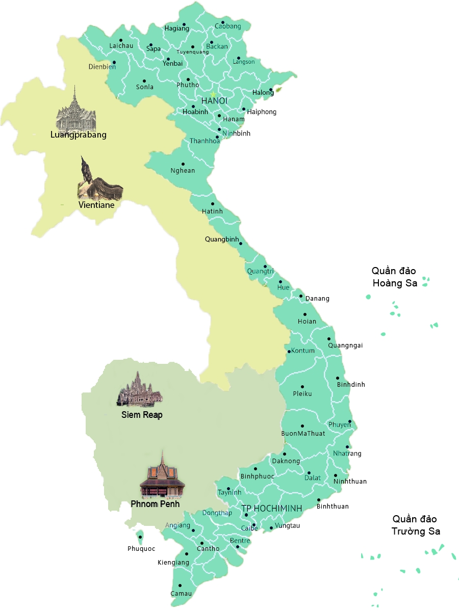 Vietnam Map